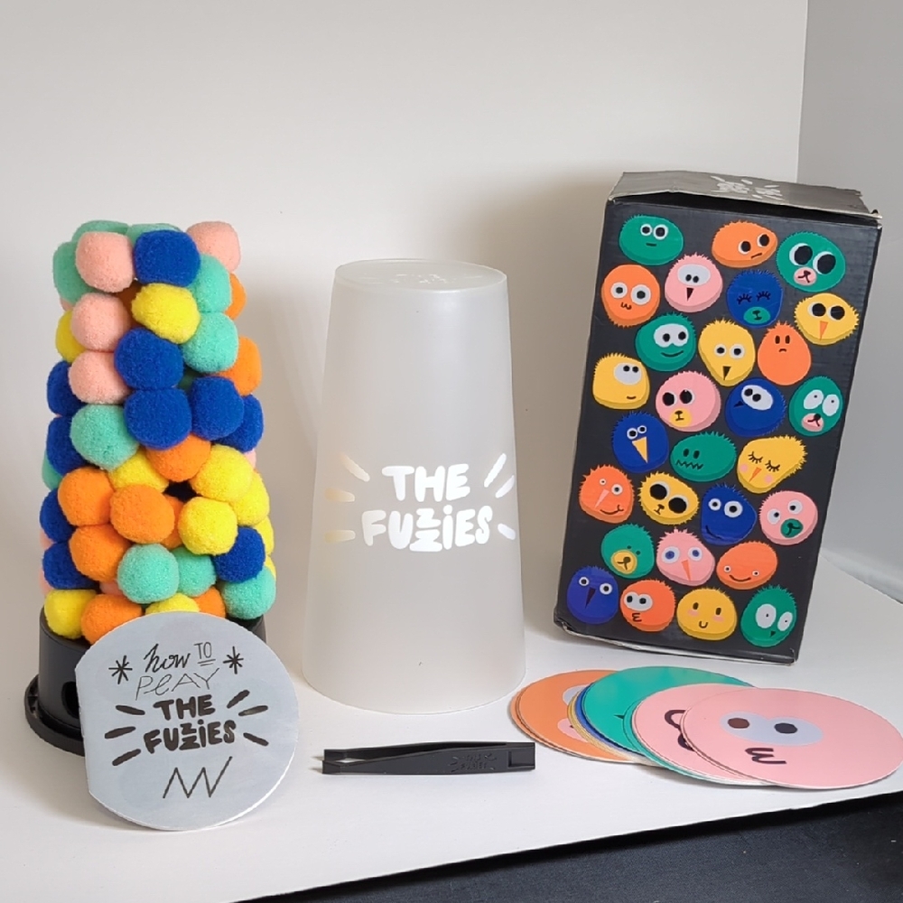 CMYK The Fuzzies - A Gravity Defying, Squishy Stacking Game